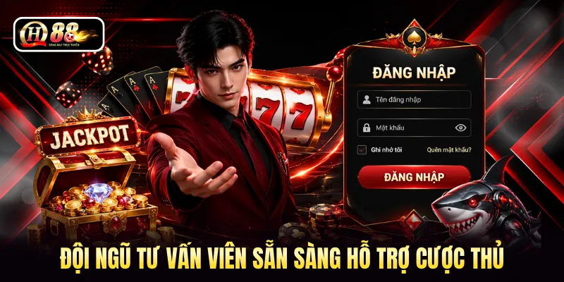 Đội ngũ tư vấn viên sẵn sàng hỗ trợ cược thủ