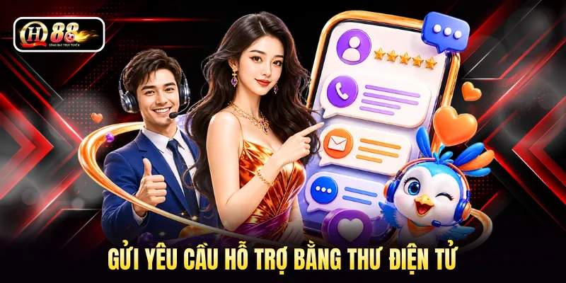 Gửi yêu cầu hỗ trợ bằng thư điện tử