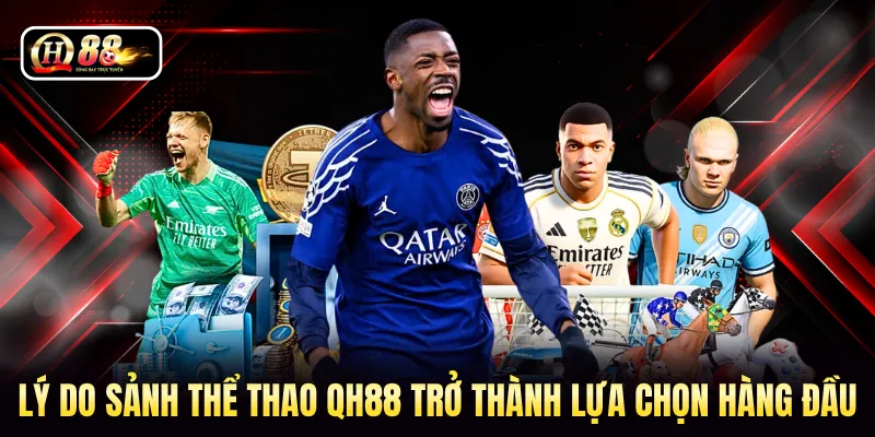 Lý do sảnh thể thao QH88 trở thành lựa chọn hàng đầu